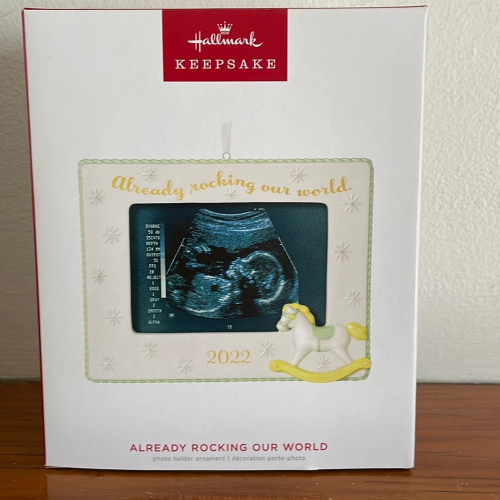 NIB 🎉 Hallmark Keepsake Ornament - already rocking our world 2022